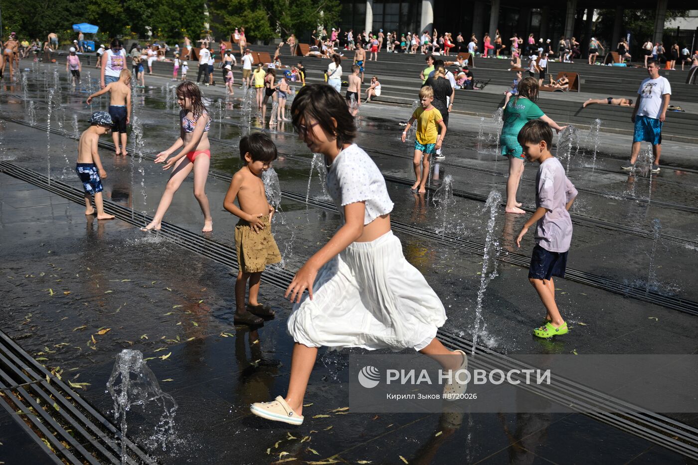 Отдых горожан в Москве