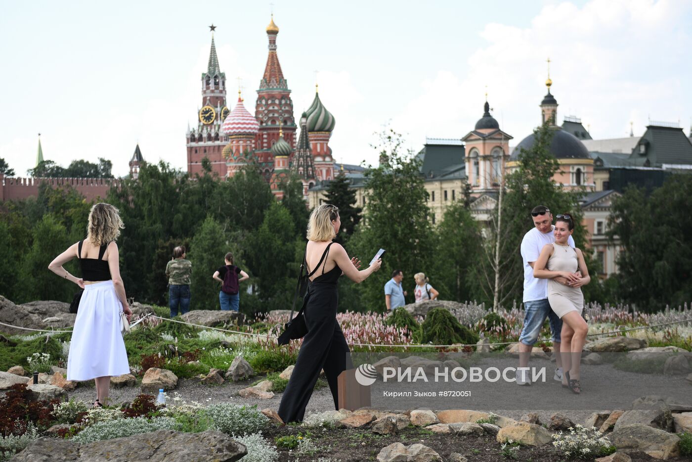 Отдых горожан в Москве