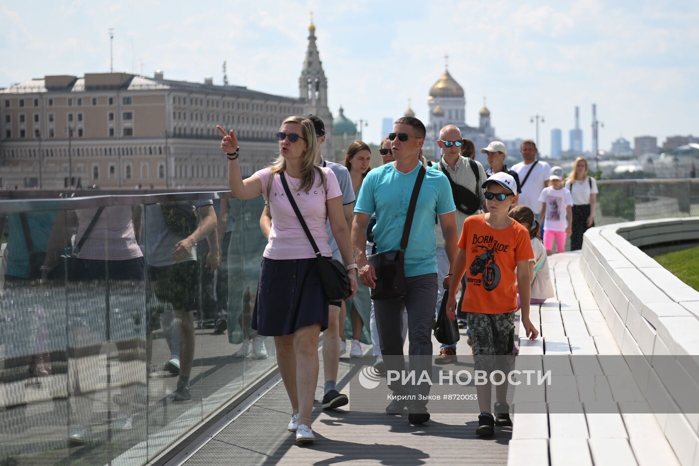 Отдых горожан в Москве