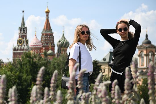 Отдых горожан в Москве