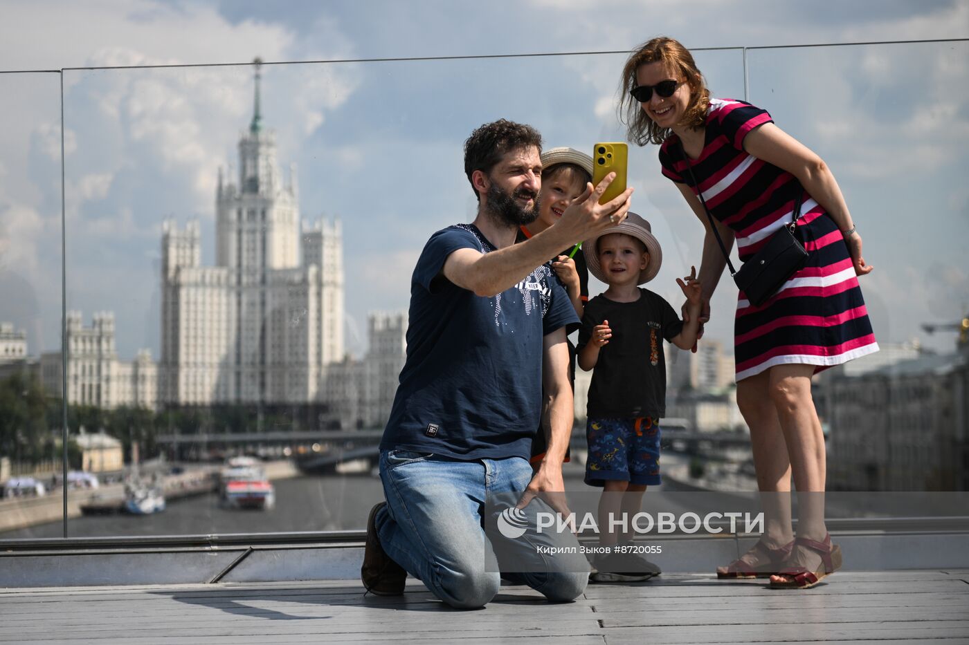 Отдых горожан в Москве