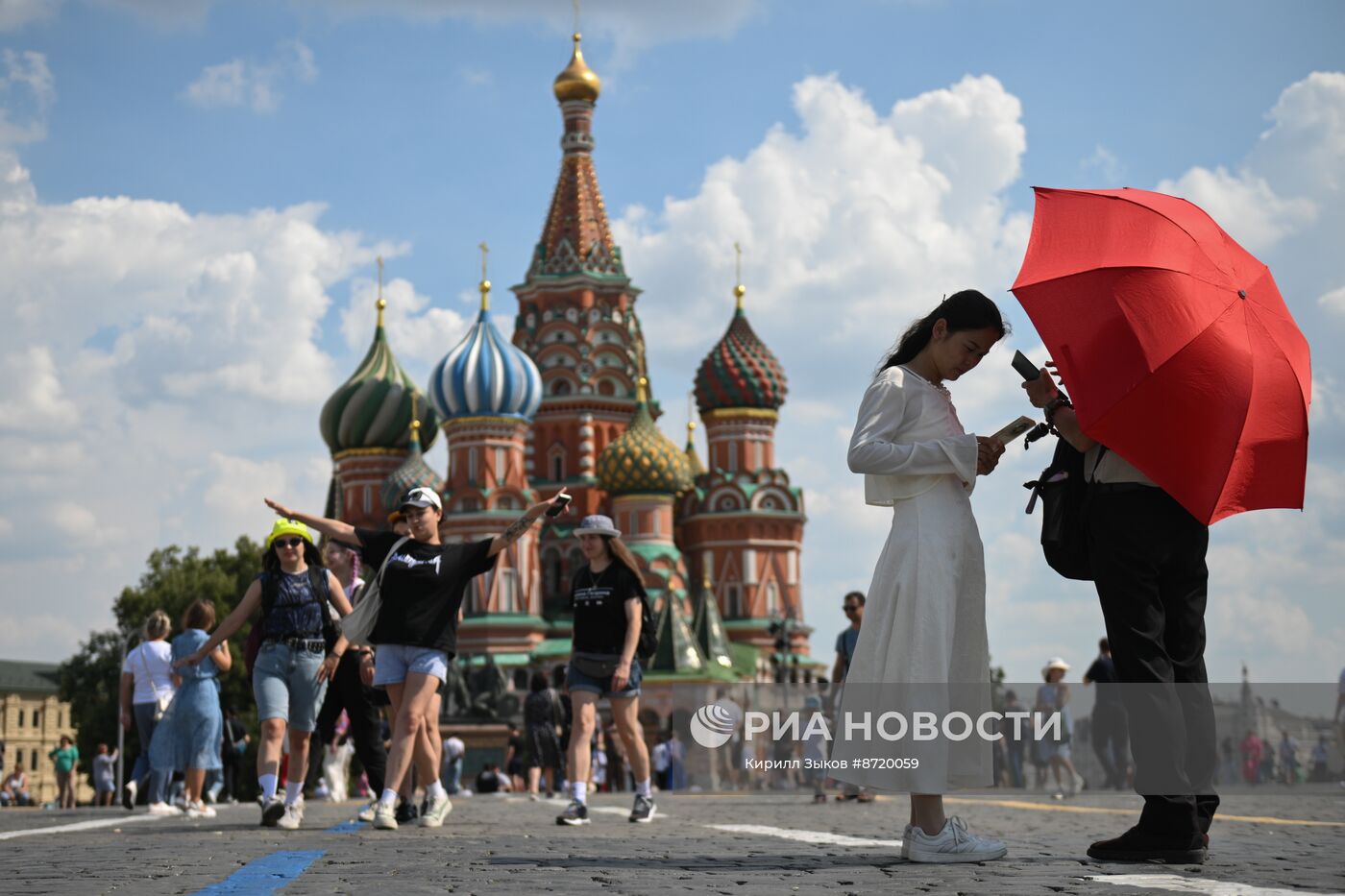 Отдых горожан в Москве