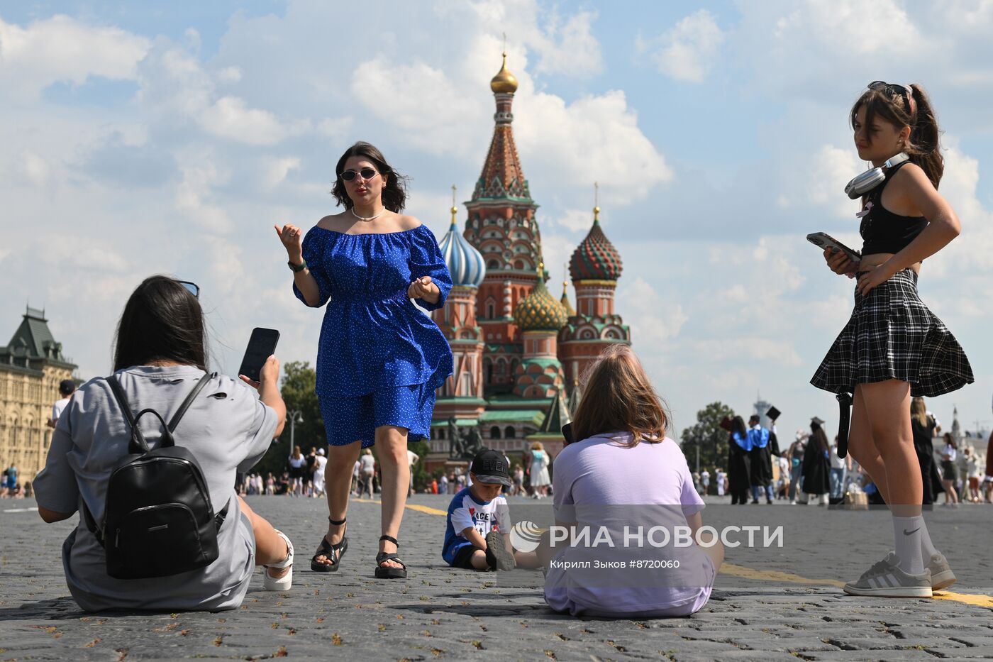 Отдых горожан в Москве