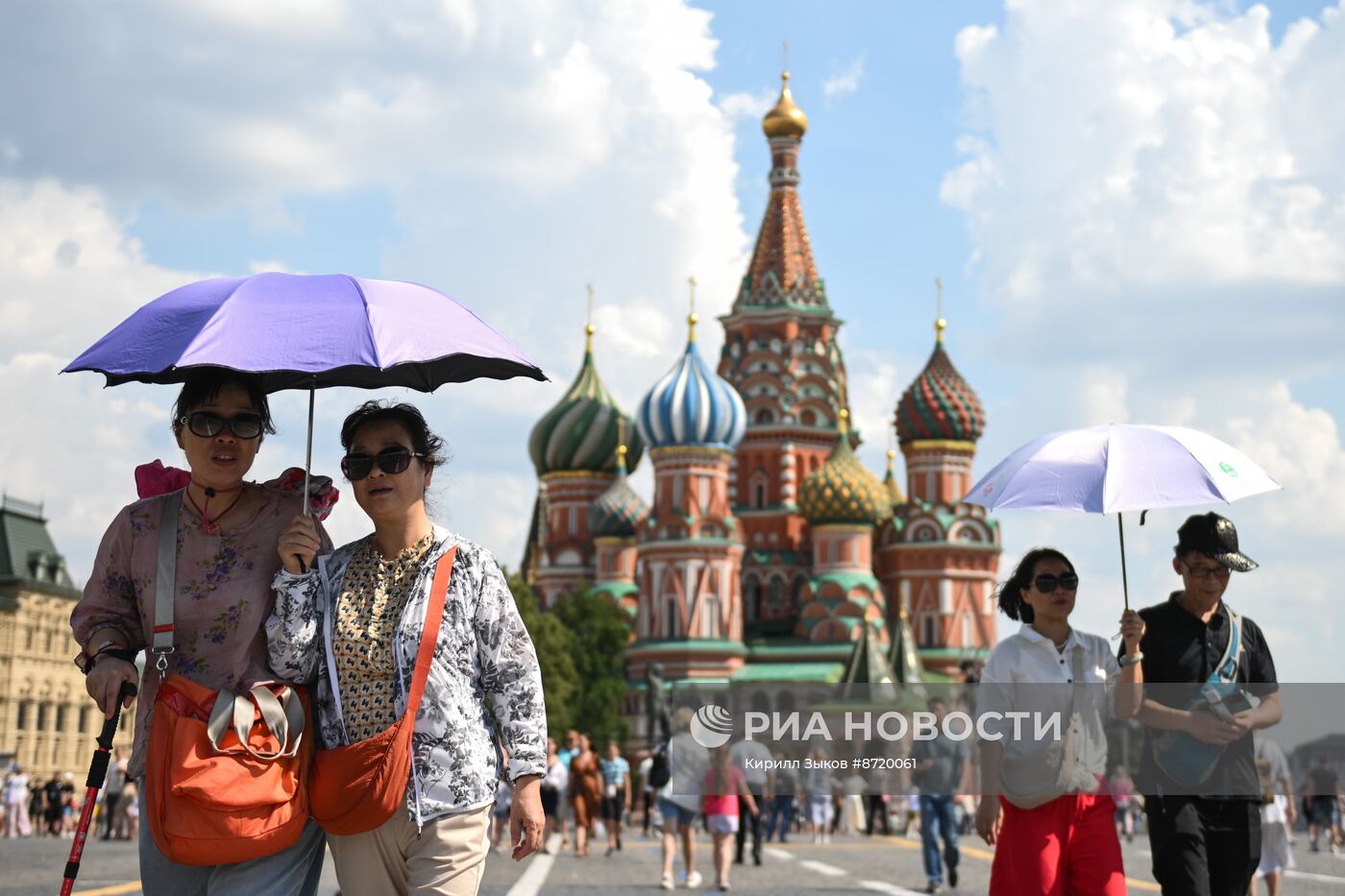 Отдых горожан в Москве