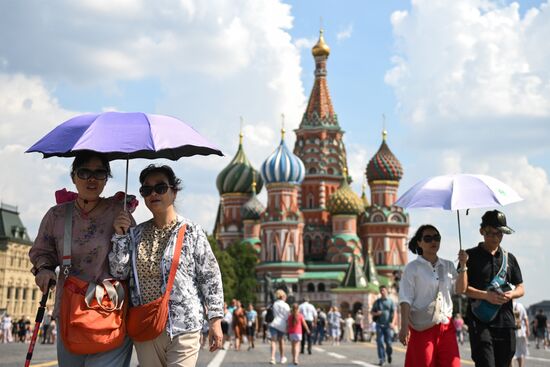 Отдых горожан в Москве