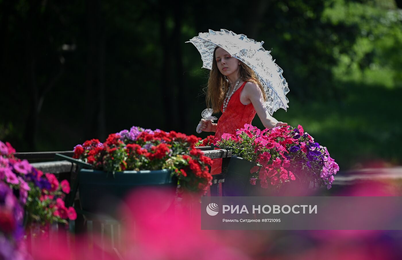 Жаркая погода в Москве