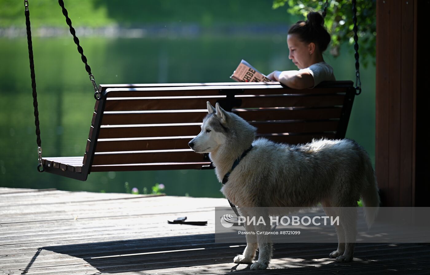 Жаркая погода в Москве