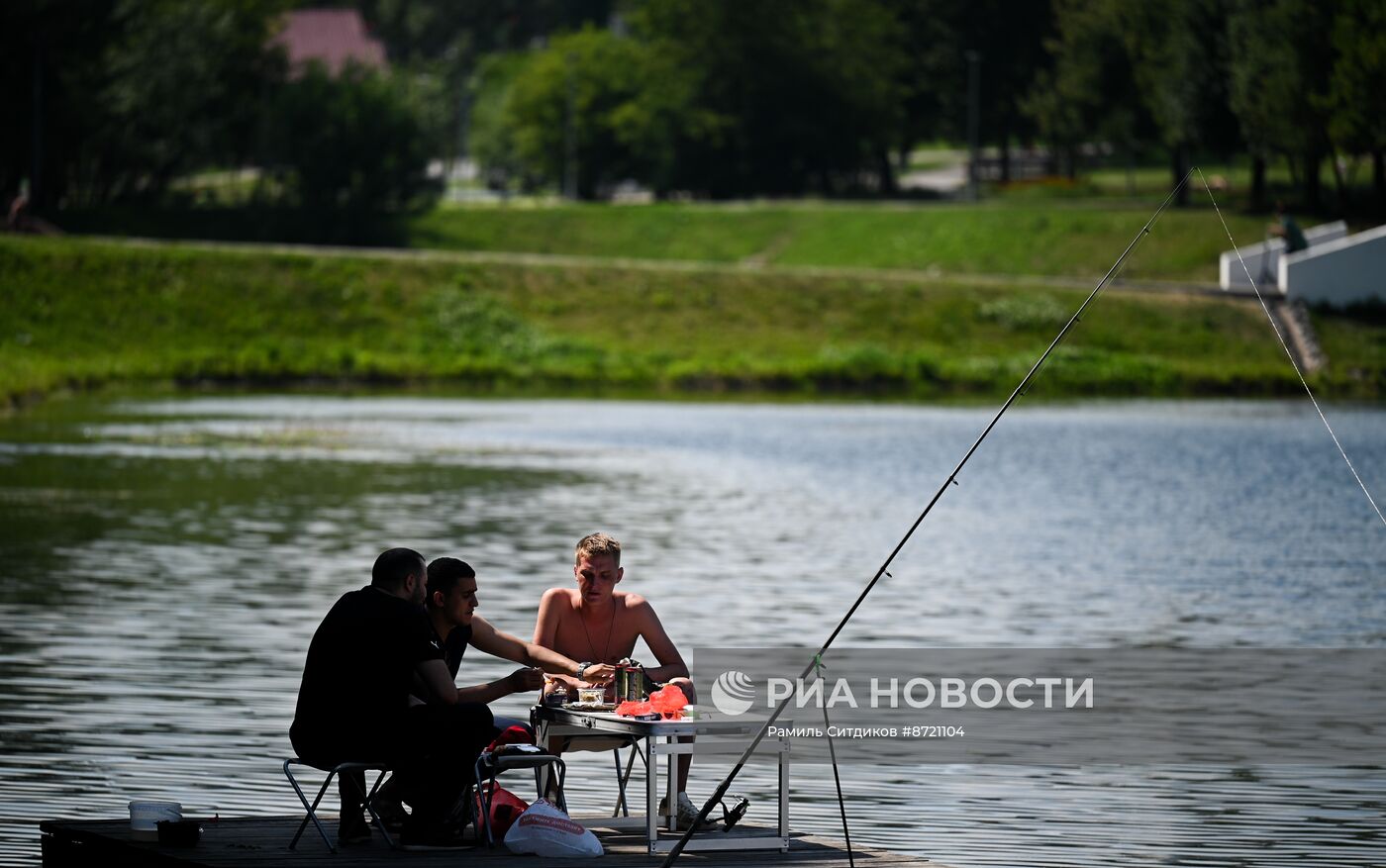 Жаркая погода в Москве