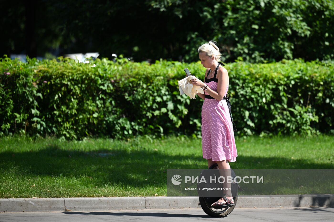 Жаркая погода в Москве