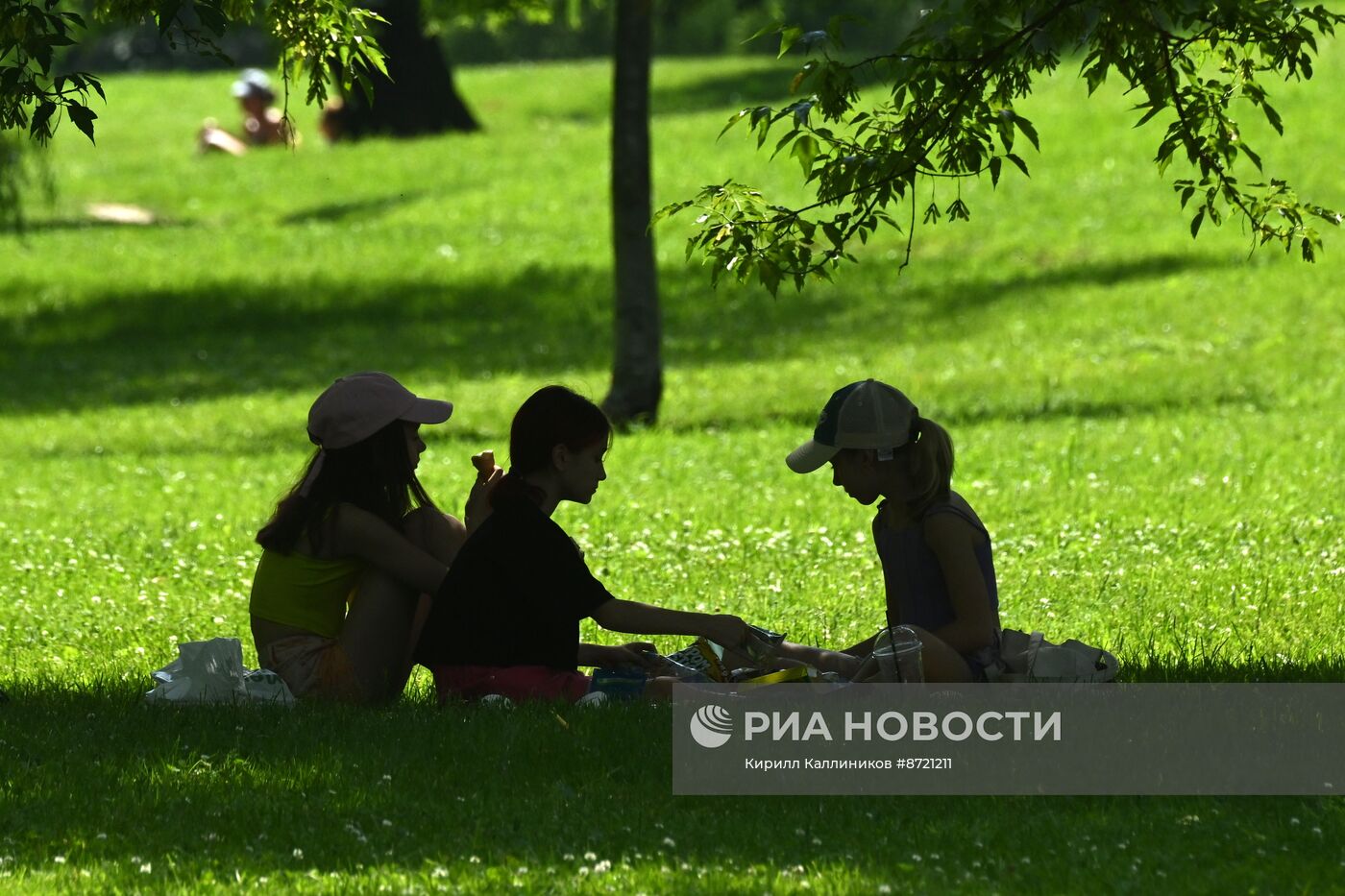 Жаркая погода в Москве