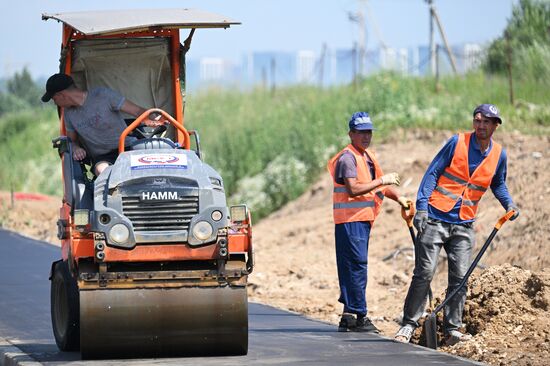 Мэр Москвы С. Собянин осмотрел объекты в ТиНАО