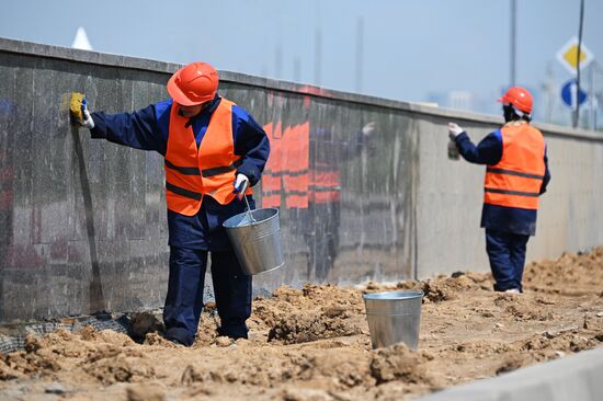 Мэр Москвы С. Собянин осмотрел объекты в ТиНАО