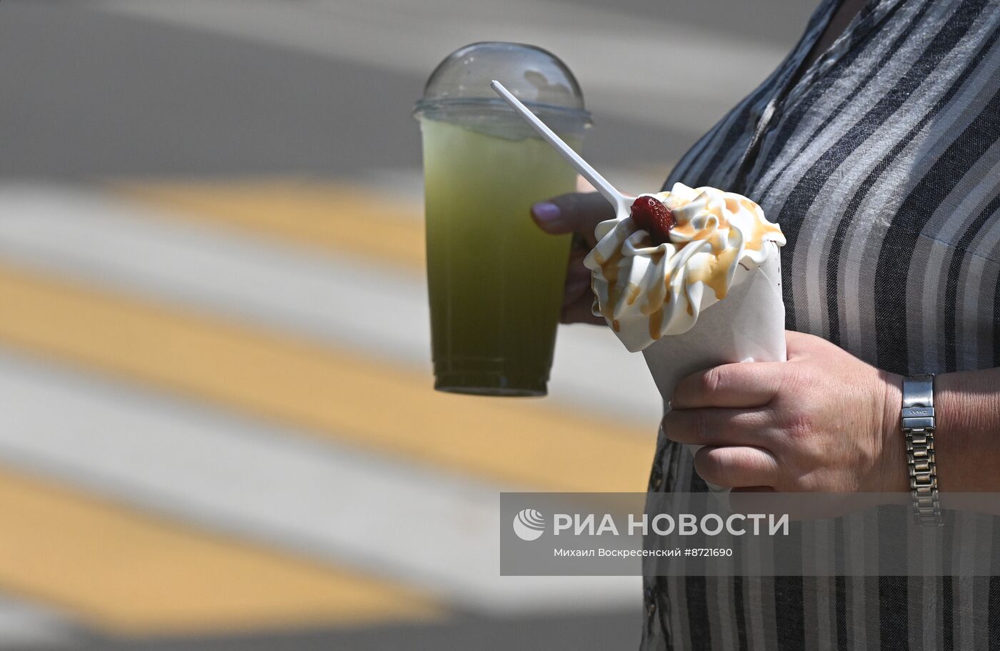 Жаркая погода в Москве