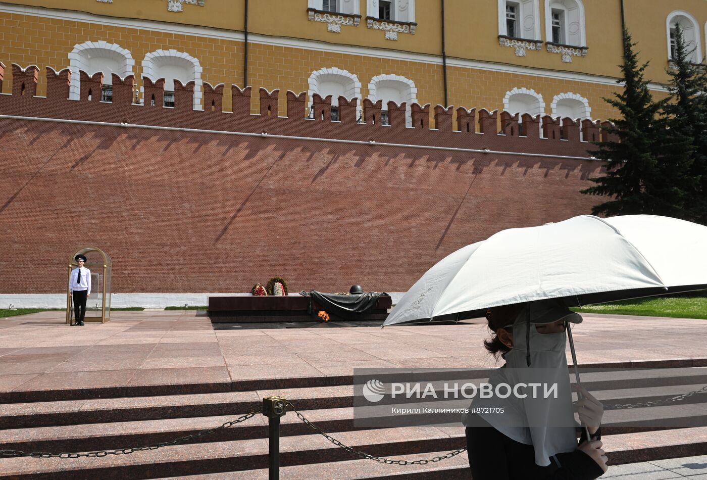 Жаркая погода в Москве