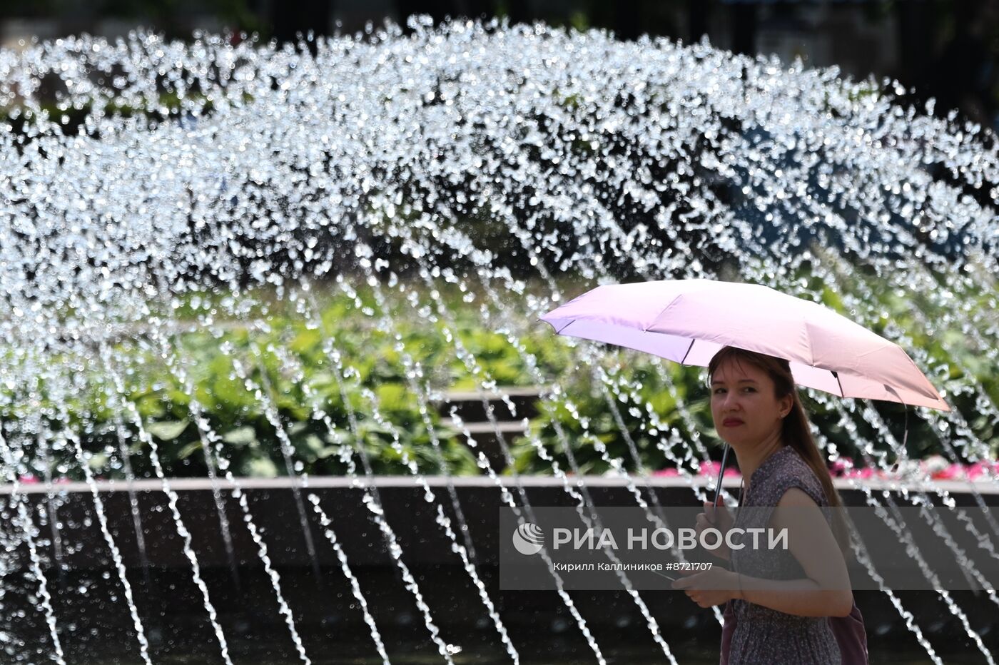 Жаркая погода в Москве