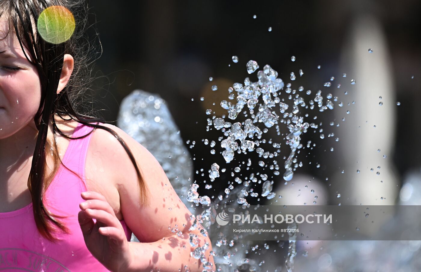 Жаркая погода в Москве