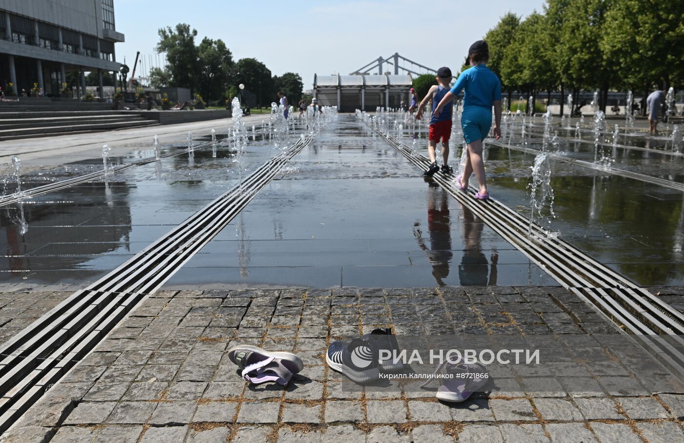 Жаркая погода в Москве