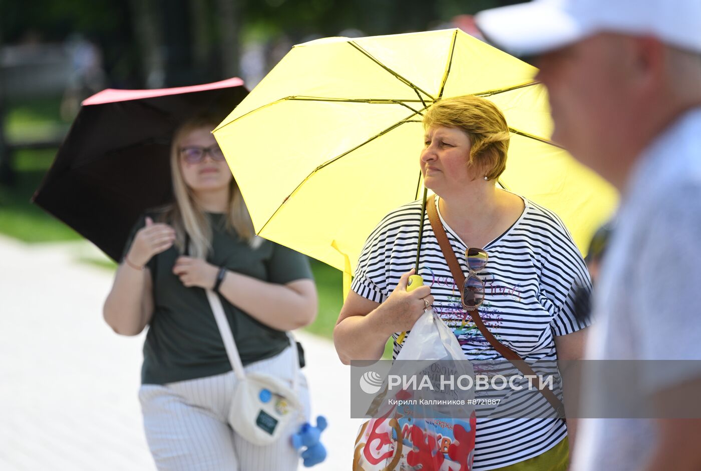 Жаркая погода в Москве