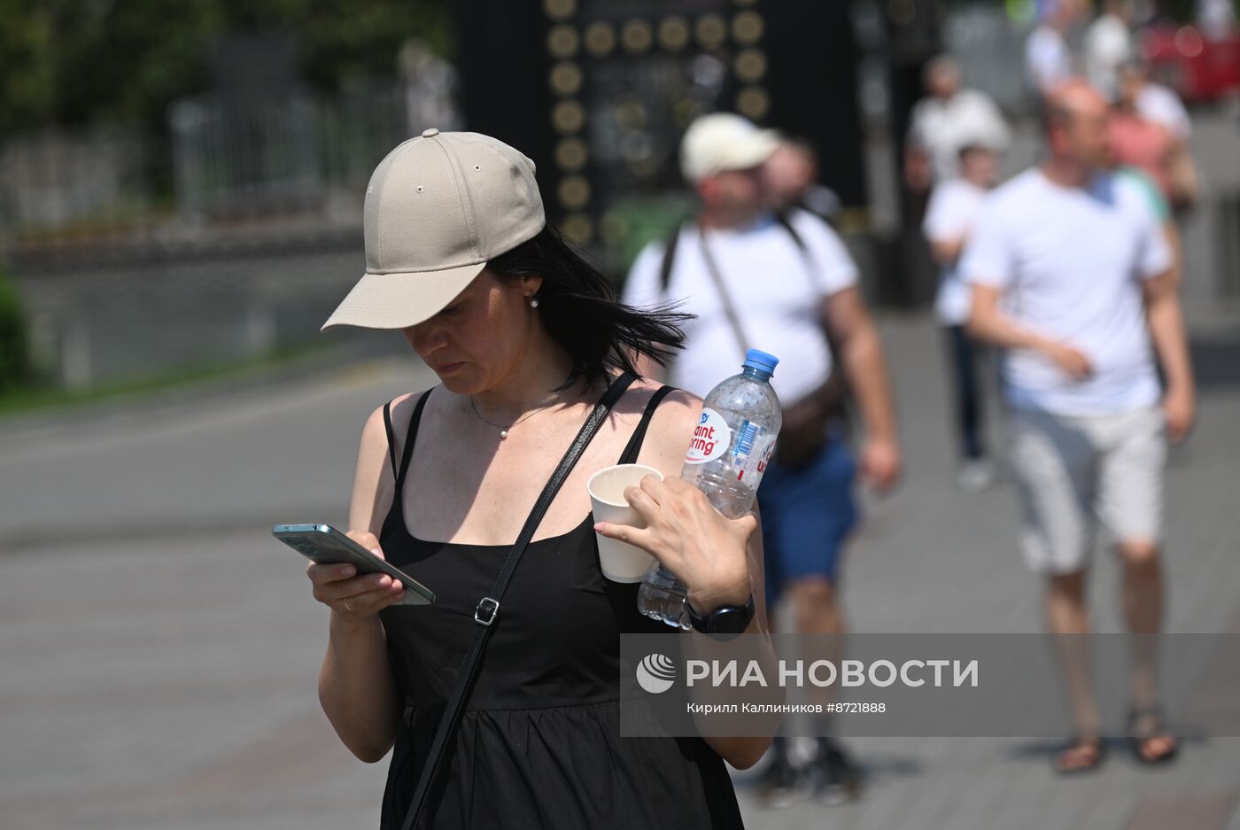 Жаркая погода в Москве