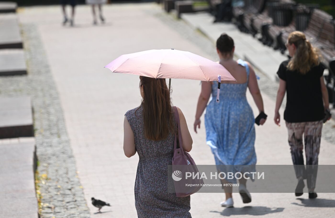 Жаркая погода в Москве