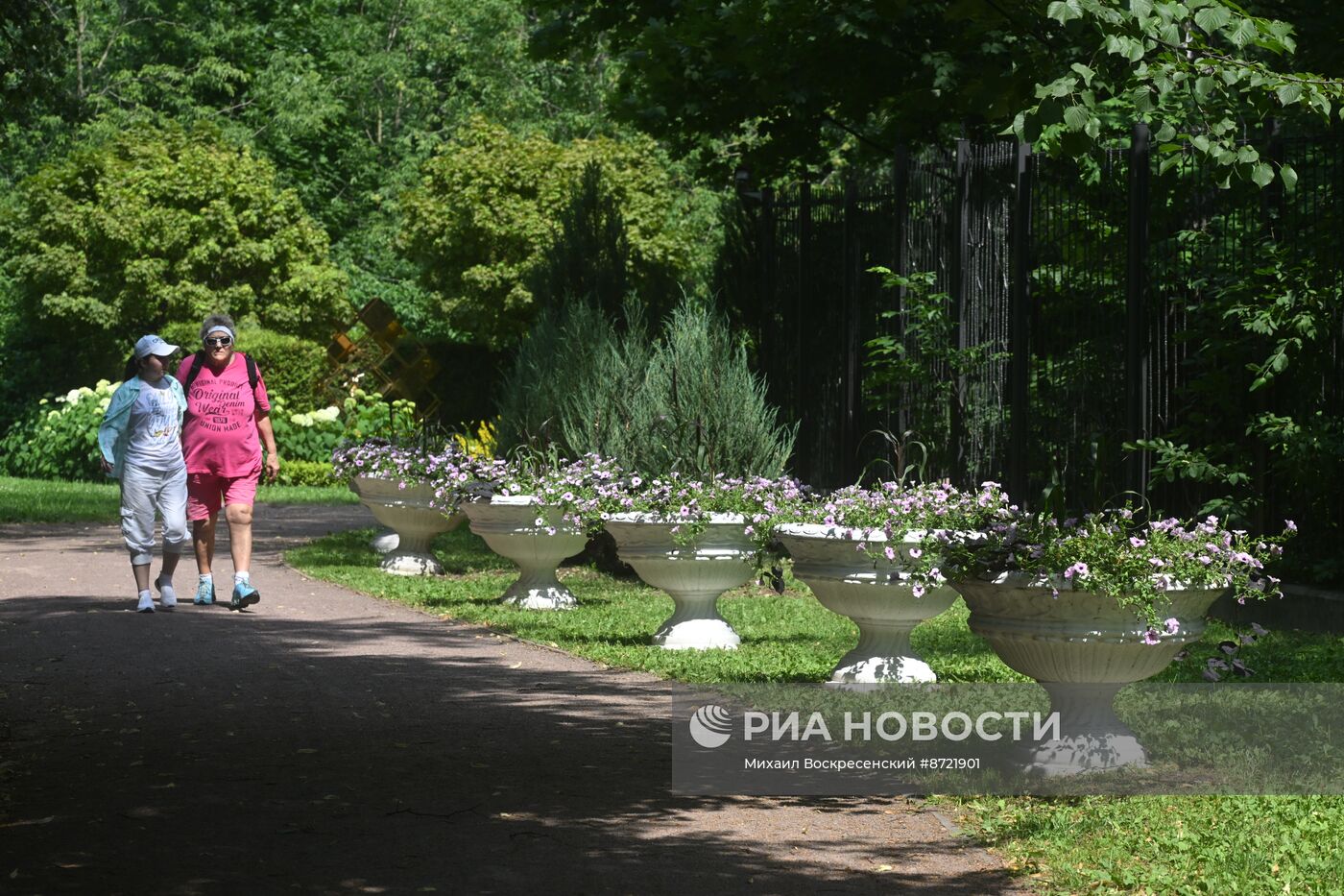 Жаркая погода в Москве