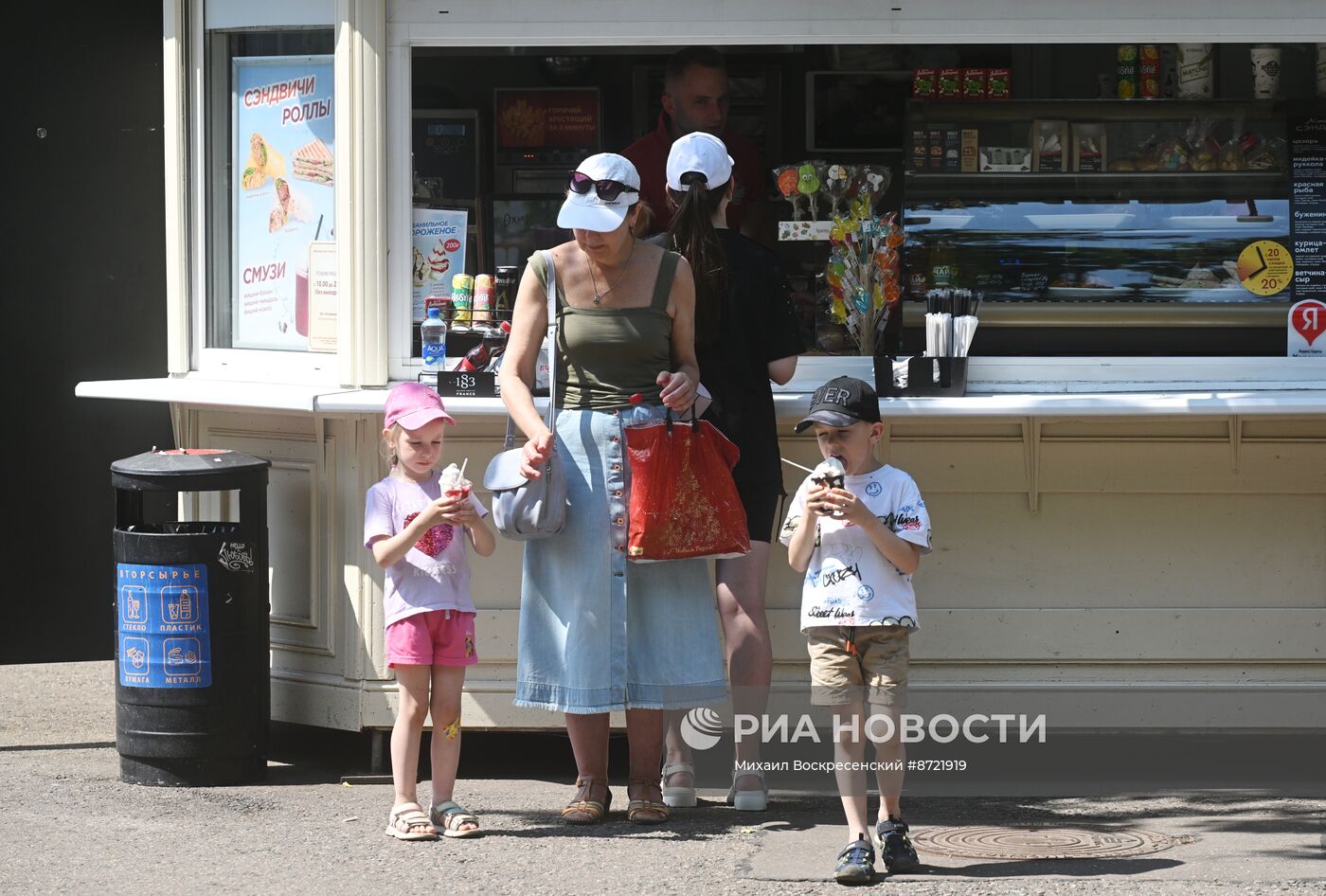 Жаркая погода в Москве