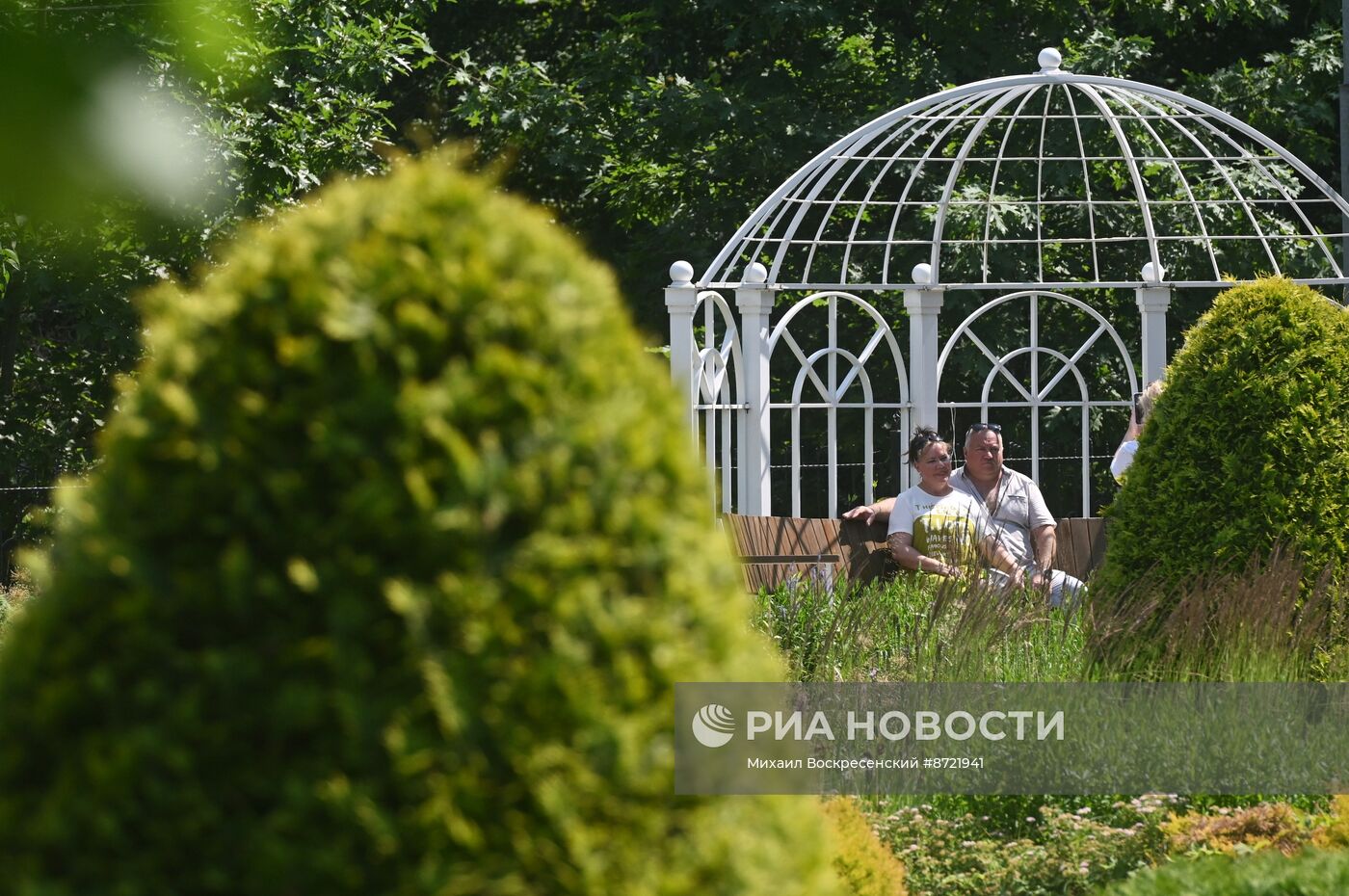 Жаркая погода в Москве