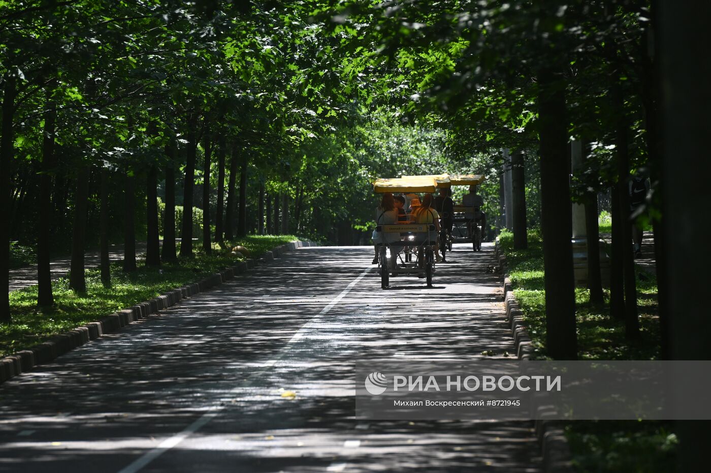 Жаркая погода в Москве