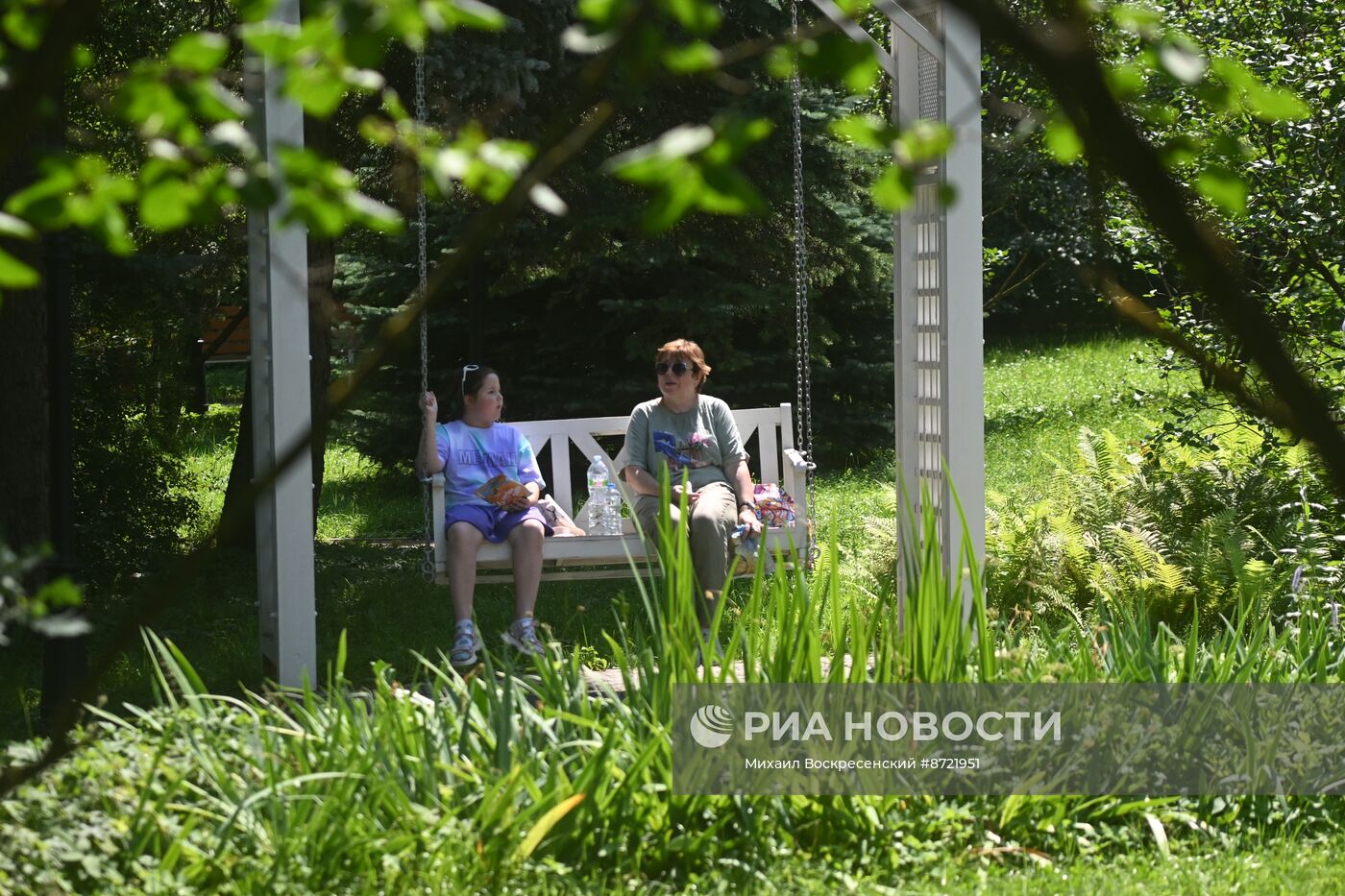 Жаркая погода в Москве