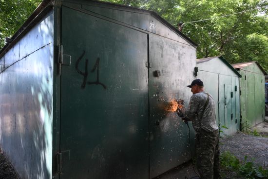 Демонтаж гаражей в Новосибирске