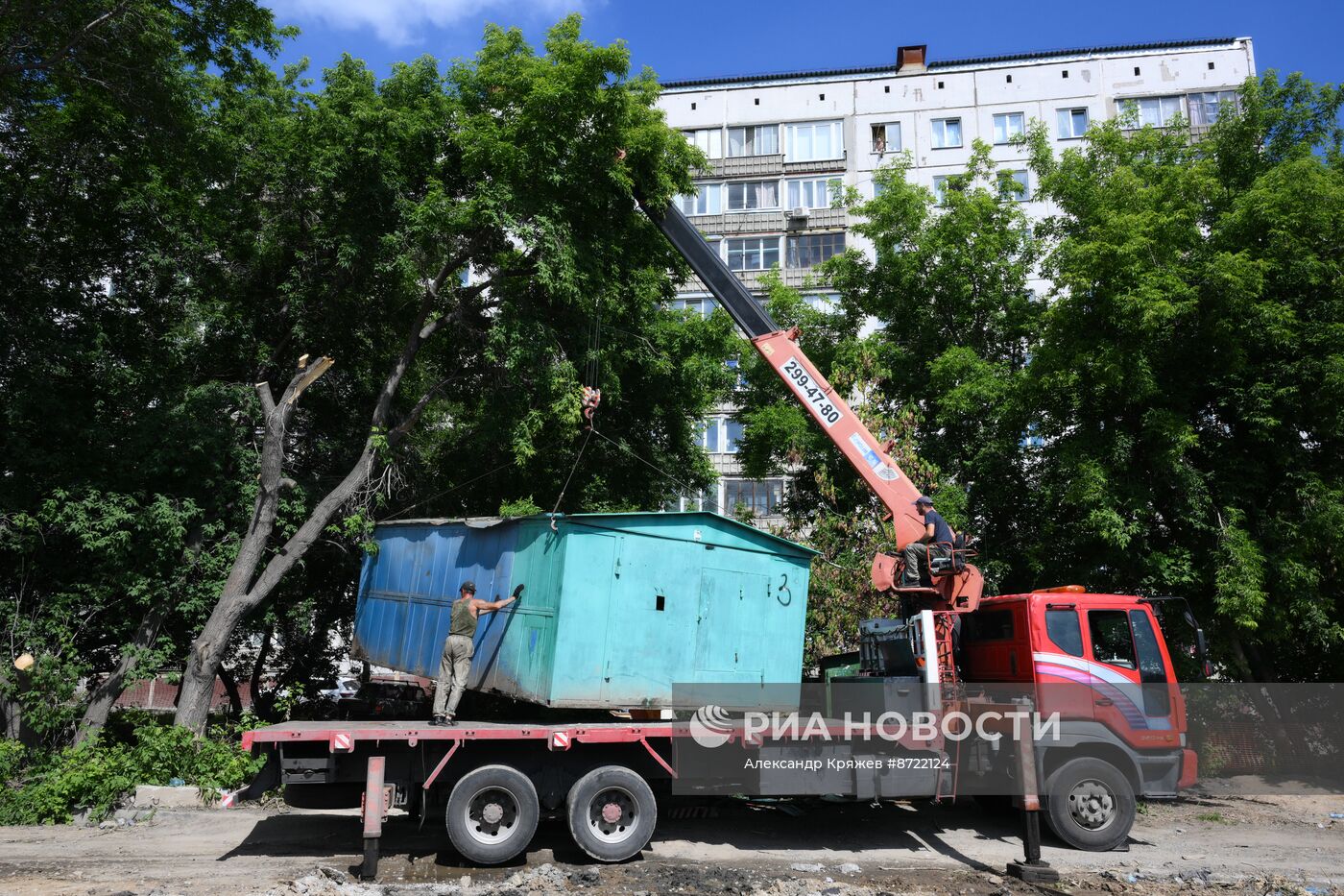 Демонтаж гаражей в Новосибирске