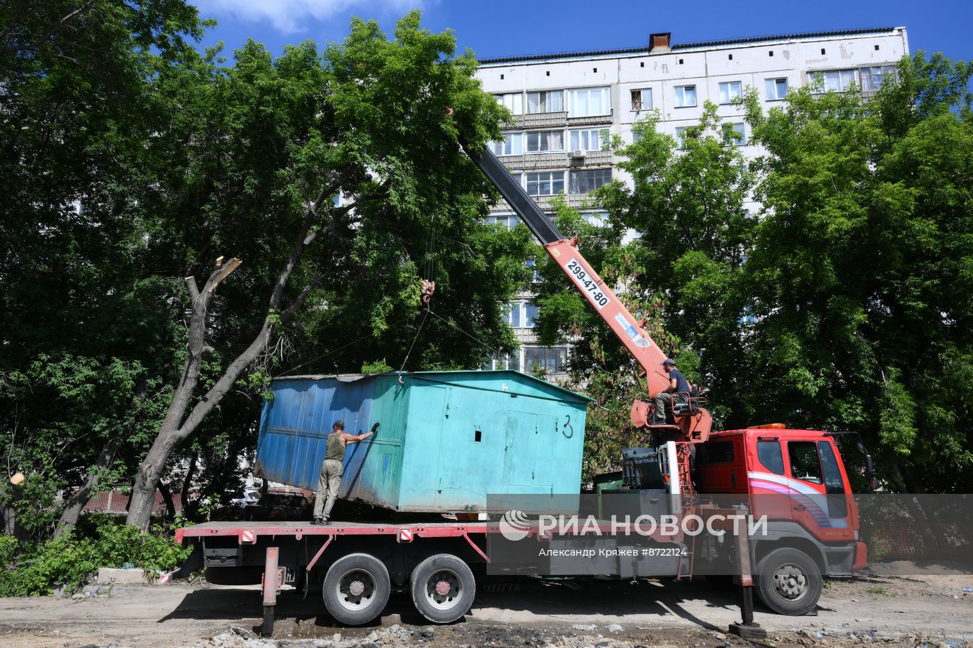 Демонтаж гаражей в Новосибирске