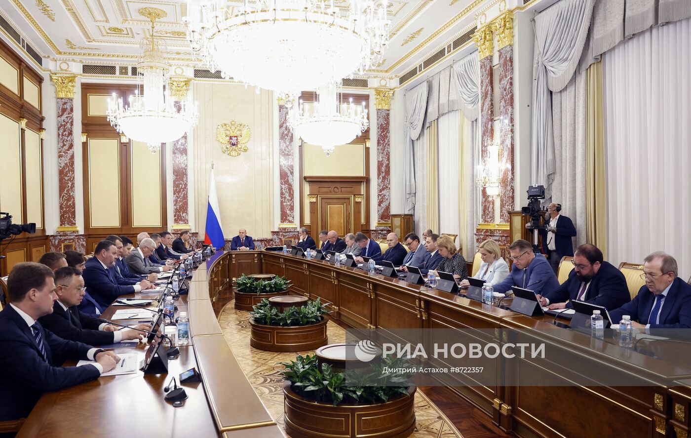 Премьер-министр Михаил Мишустин провел заседание правительства РФ