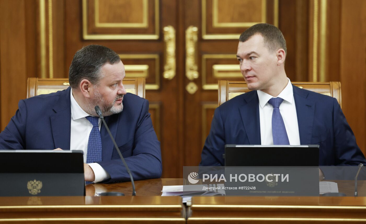 Премьер-министр Михаил Мишустин провел заседание правительства РФ