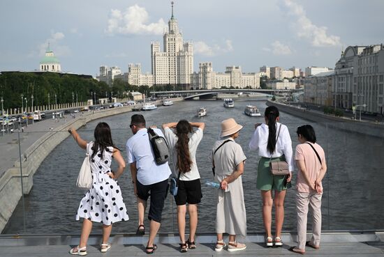 Жаркая погода в Москве