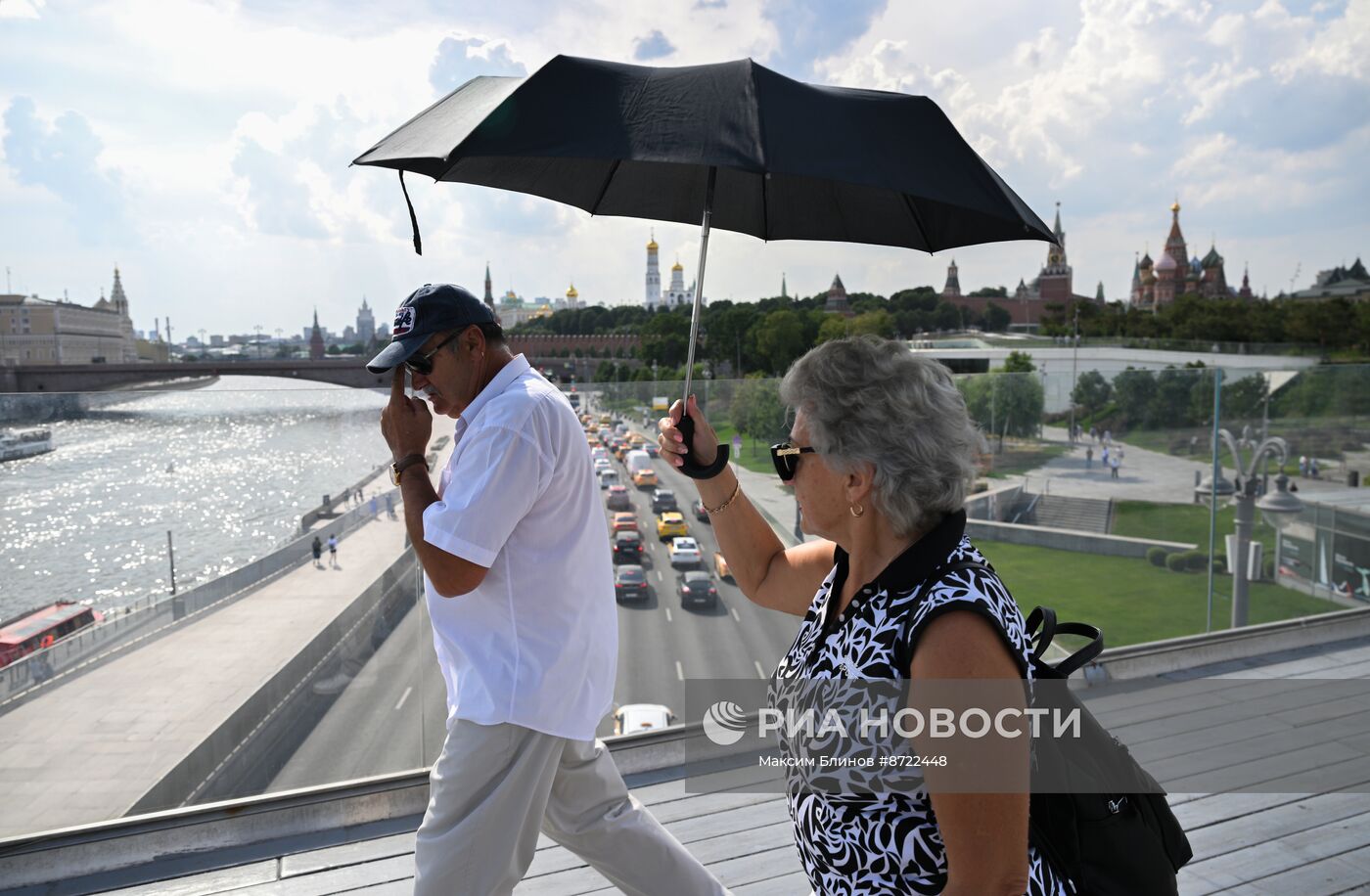 Жаркая погода в Москве