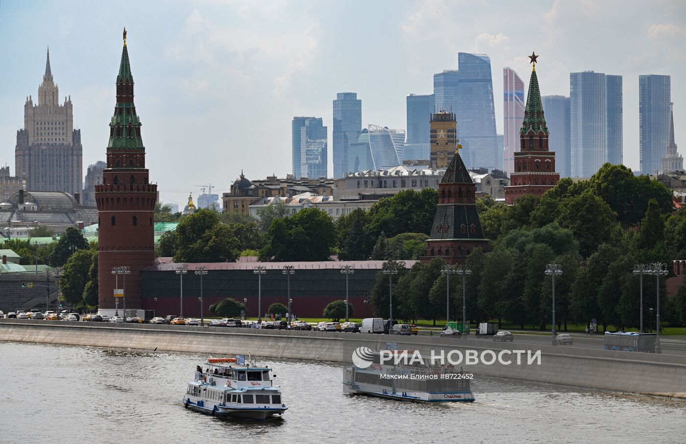 Жаркая погода в Москве