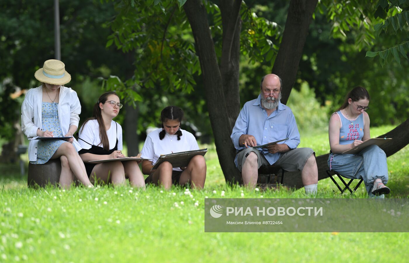 Жаркая погода в Москве