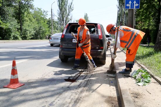 ВСУ обстреляли Ленинский район Донецка