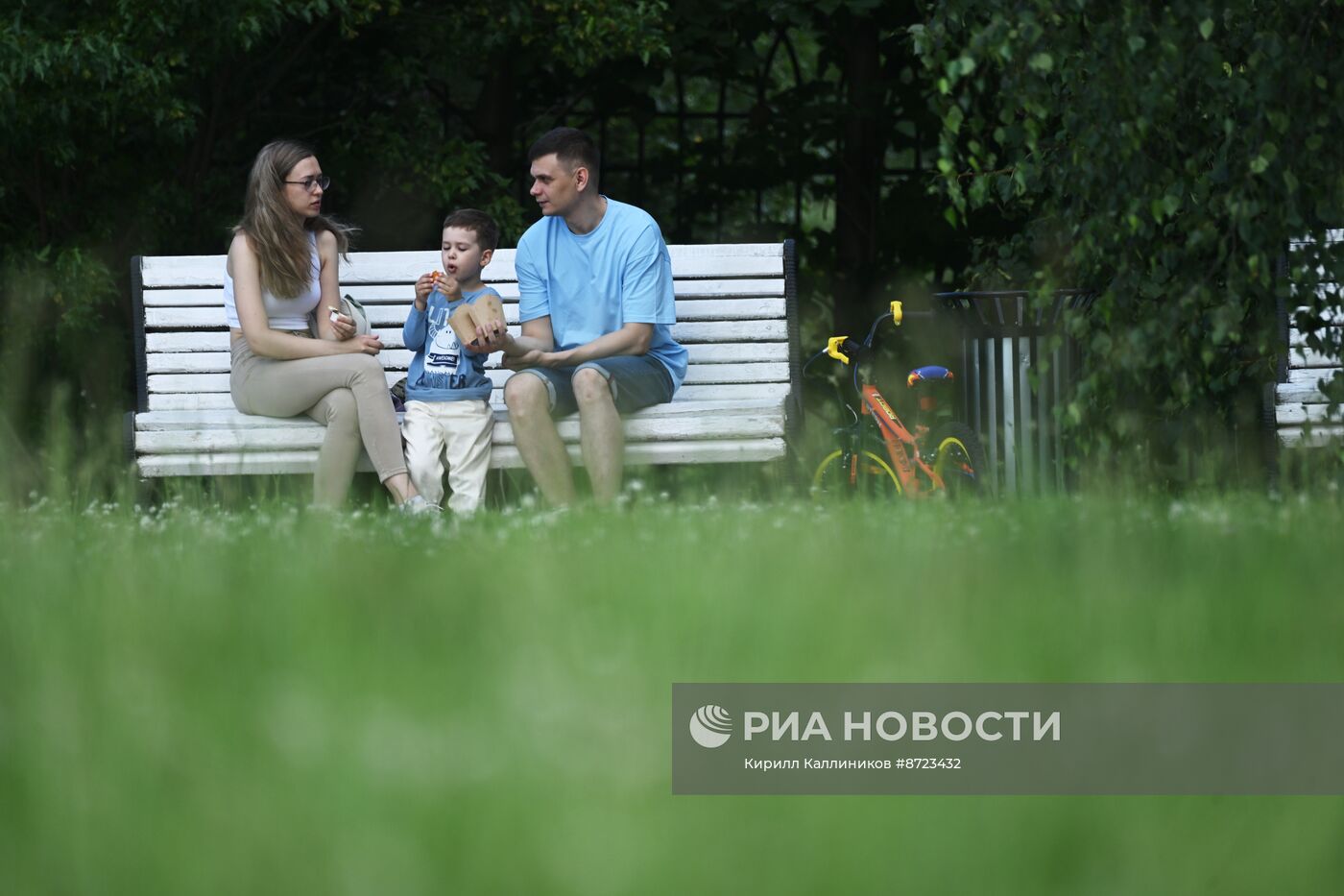 Празднование Дня семьи, любви и верности в "Царицыне"