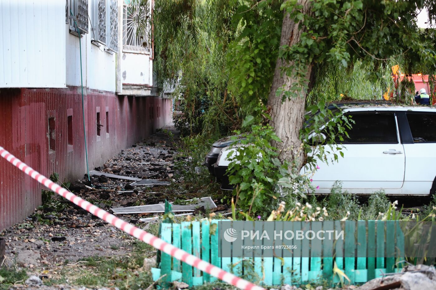 Обстановка после взрыва на насосной станции в Волгограде