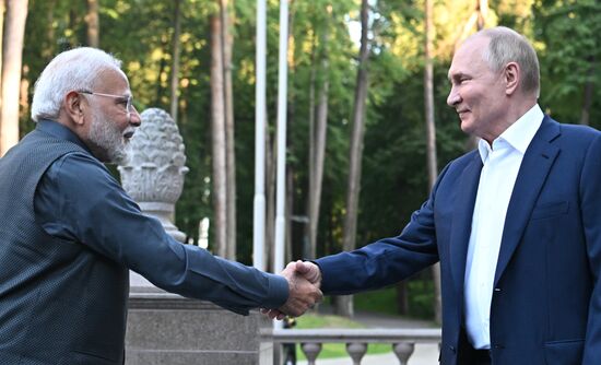 Встреча президента Владимира Путина с премьер-министром Индии Нарендрой Моди