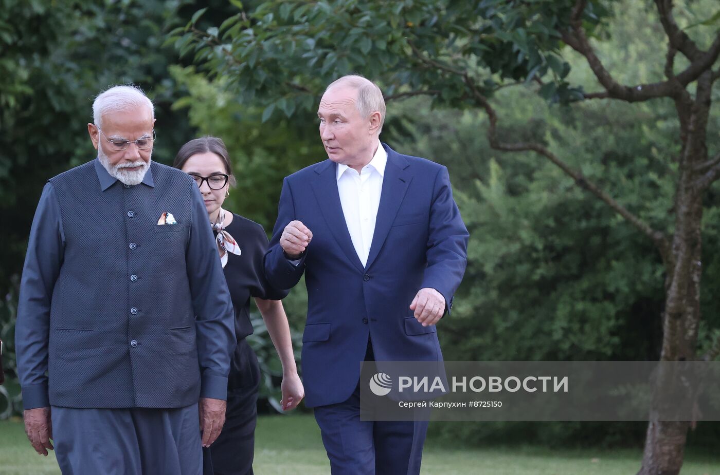 Встреча президента Владимира Путина с премьер-министром Индии Нарендрой Моди