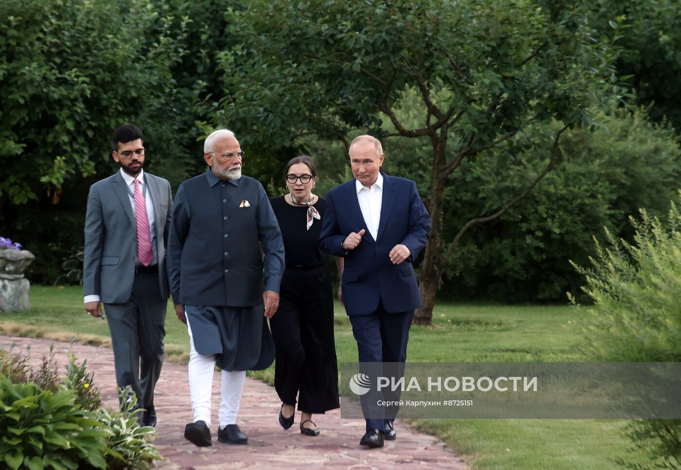 Встреча президента Владимира Путина с премьер-министром Индии Нарендрой Моди