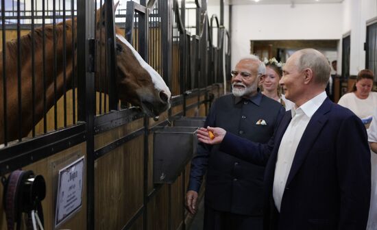 Встреча президента Владимира Путина с премьер-министром Индии Нарендрой Моди