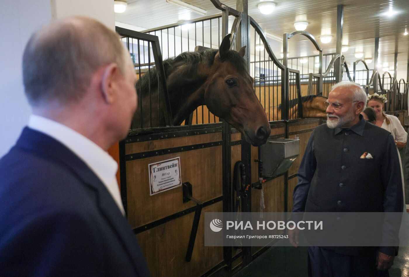 Встреча президента Владимира Путина с премьер-министром Индии Нарендрой Моди