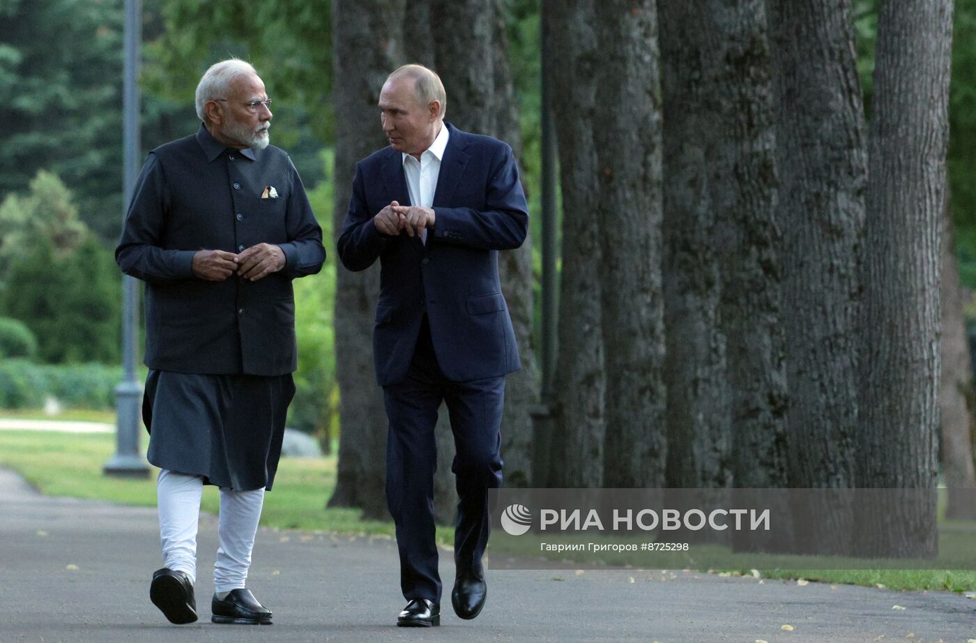 Встреча президента Владимира Путина с премьер-министром Индии Нарендрой Моди