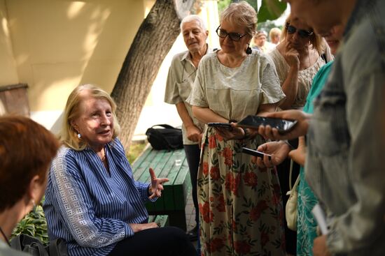 Встреча с правнучкой Льва Толстого Мартой Альбертини