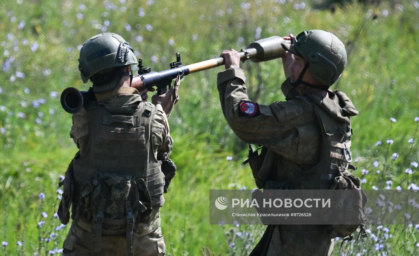 Боевое слаживание штурмовых подразделений ЦВО на Авдеевском направлении