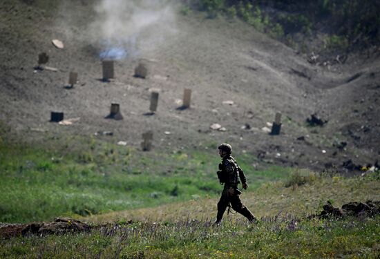 Боевое слаживание штурмовых подразделений ЦВО на Авдеевском направлении